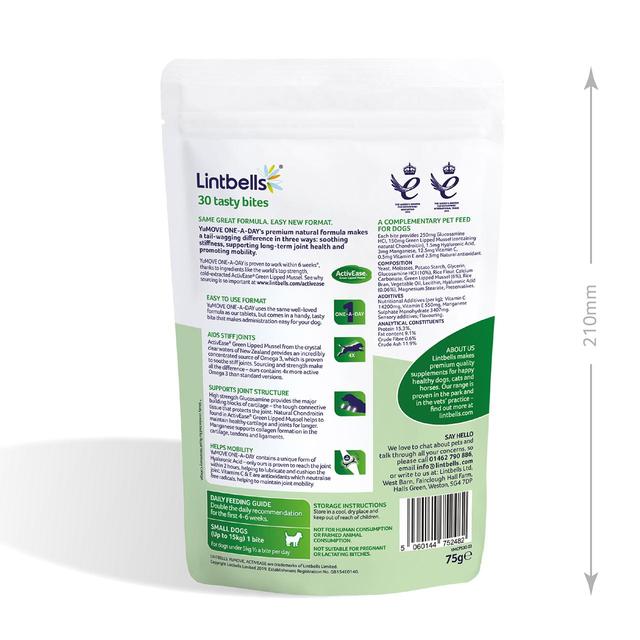 Yumove Chewies One a Day Dog Joint Supplement Small Dog 30 per pack GOODS M&S