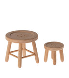 Maileg wooden table and stool miniature set for dollhouse, imported from the UK