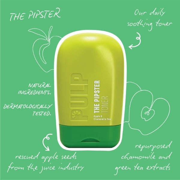 PULP The Pipster Toner 100ml rescued apple (British brand)