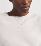 Harrods rose gold and diamond necklace 0.25ct, imported from the UK