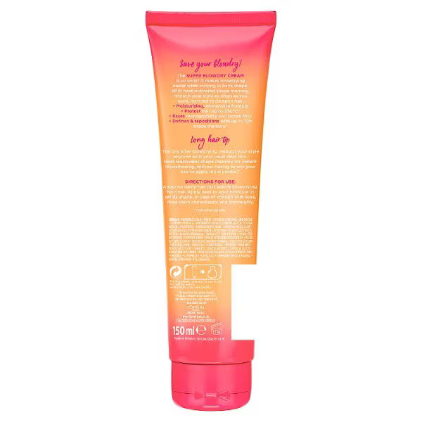 L'Oreal Paris Dream Lengths Blowdry Cream 150ml, imported from the UK