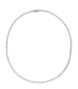 Harrods Suzanne Kalan White Gold and Diamond Mini Classic Tennis Necklace- Buy online at McGrocer