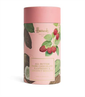 All-Butter Dark Chocolate Raspberry and Coconut Biscuits 200g