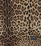 Dolce&Gabbana Wool-Silk Leopardo Blanket 140cm x 180cm - British product