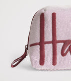 Harrods Large Logo Cosmetic Bag in recycled polyester, UK version
