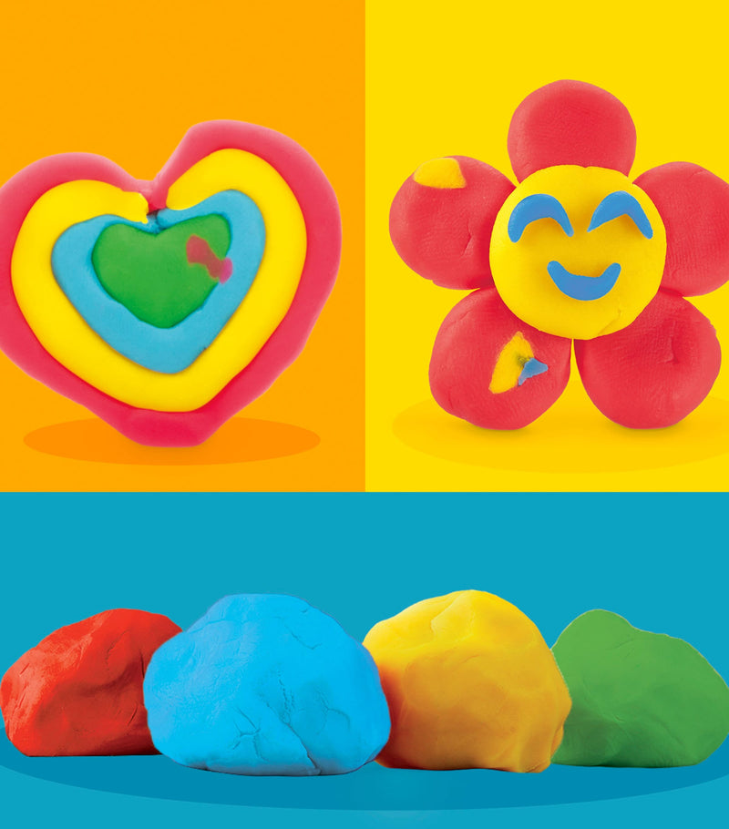 Play-Doh Starter Set modelling compound with 4 tubs, UK version