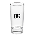 Dolce&Gabbana set of two logo glasses, 14cm tall - British product