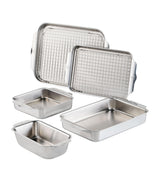 Harrods Hestan Stainless Steel Essential 7-Piece Baking Set- Buy online at McGrocer
