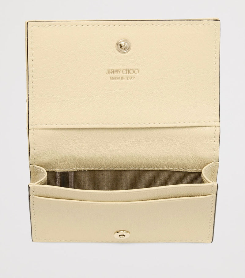 Jimmy Choo Curve Nello leather wallet with monogram, British brand