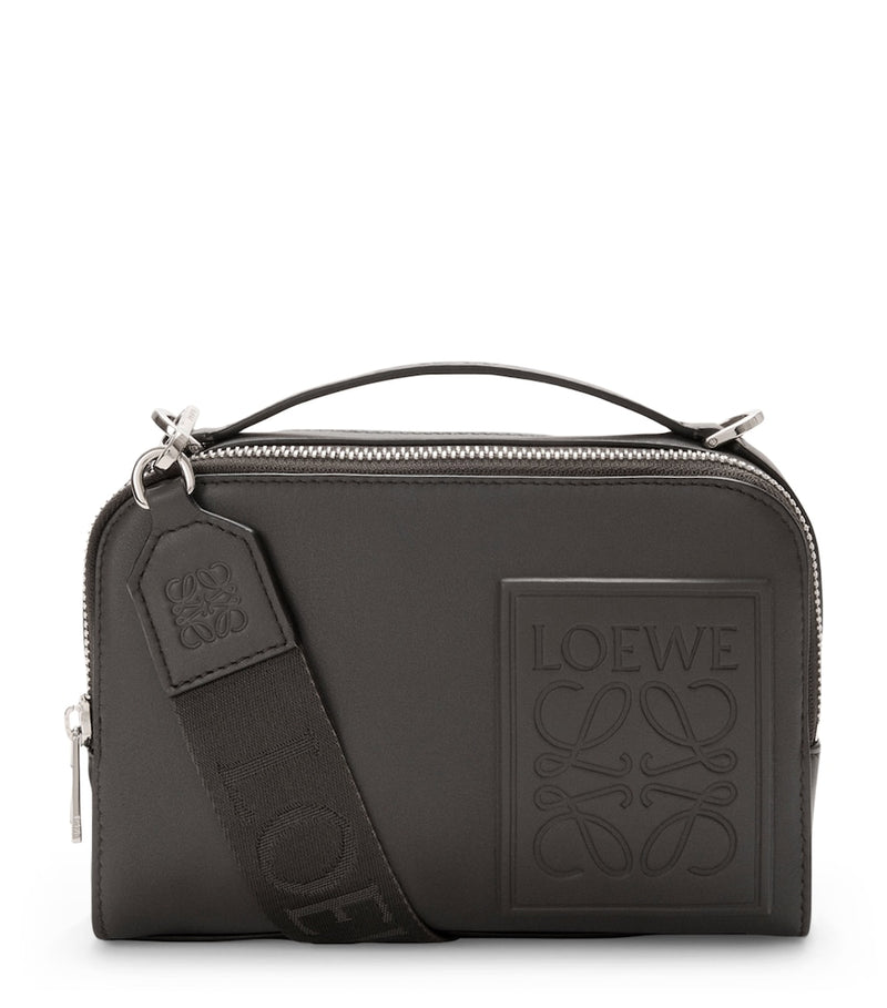 LOEWE Mini Leather Patch camera bag, UK version