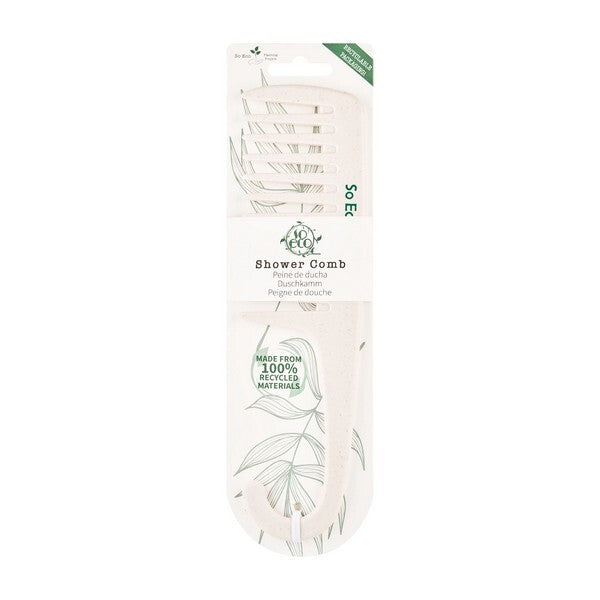So Eco Shower Comb Wide Tooth Made From Recycled Material (British brand)