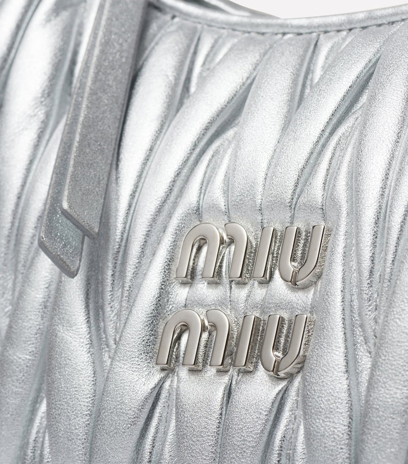 Miu Miu Matelassé Leather Wander Top-Handle Bag (British brand)