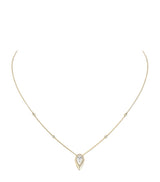 Harrods Messika Fiery Diamond and Yellow Gold Necklace (0.42ct)- Buy online at McGrocer