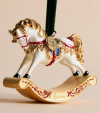 Harrods rocking horse tree decoration 10cm, imported from the UK