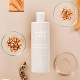 ManCave Hinoki Wood Shower Gel 500ml, imported from the UK