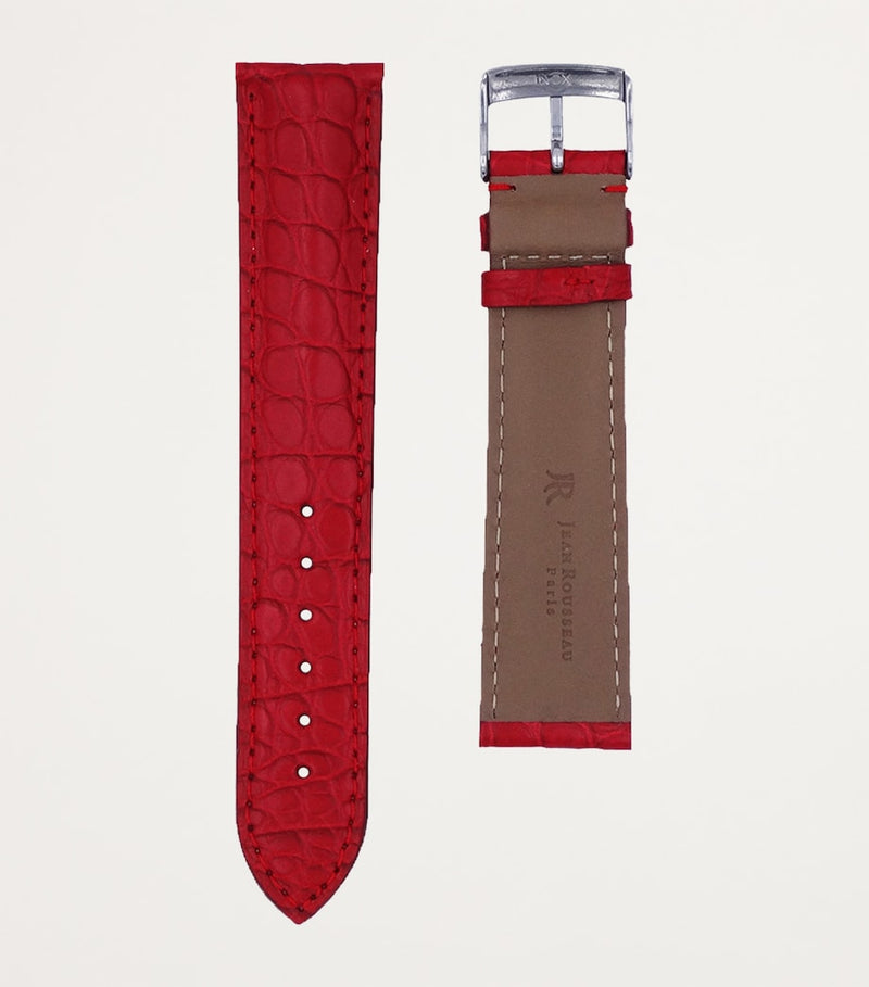 Jean Rousseau alligator leather watch strap 14mm (British brand)