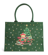 Harrods Harrods Medium Christmas Bear Tote Bag- Buy online at McGrocer