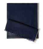 Brunello Cucinelli cashmere-silk colour-block scarf (British brand)