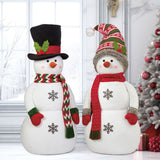 3.9ft (1.2m) Soft Sculpture Snowman Choice of 2 - McGrocer