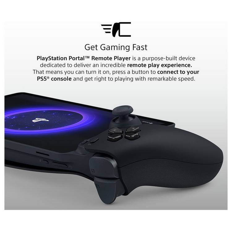 PlayStation Portal Remote Player Midnight Black - British product