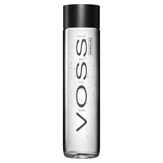 VOSS Sparkling Artesian Water Glass Bottle 375ml GOODS M&S