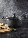 Tower black stock pot 24cm (British brand)