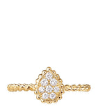 Boucheron Serpent Bohème yellow gold diamond ring, imported from the UK