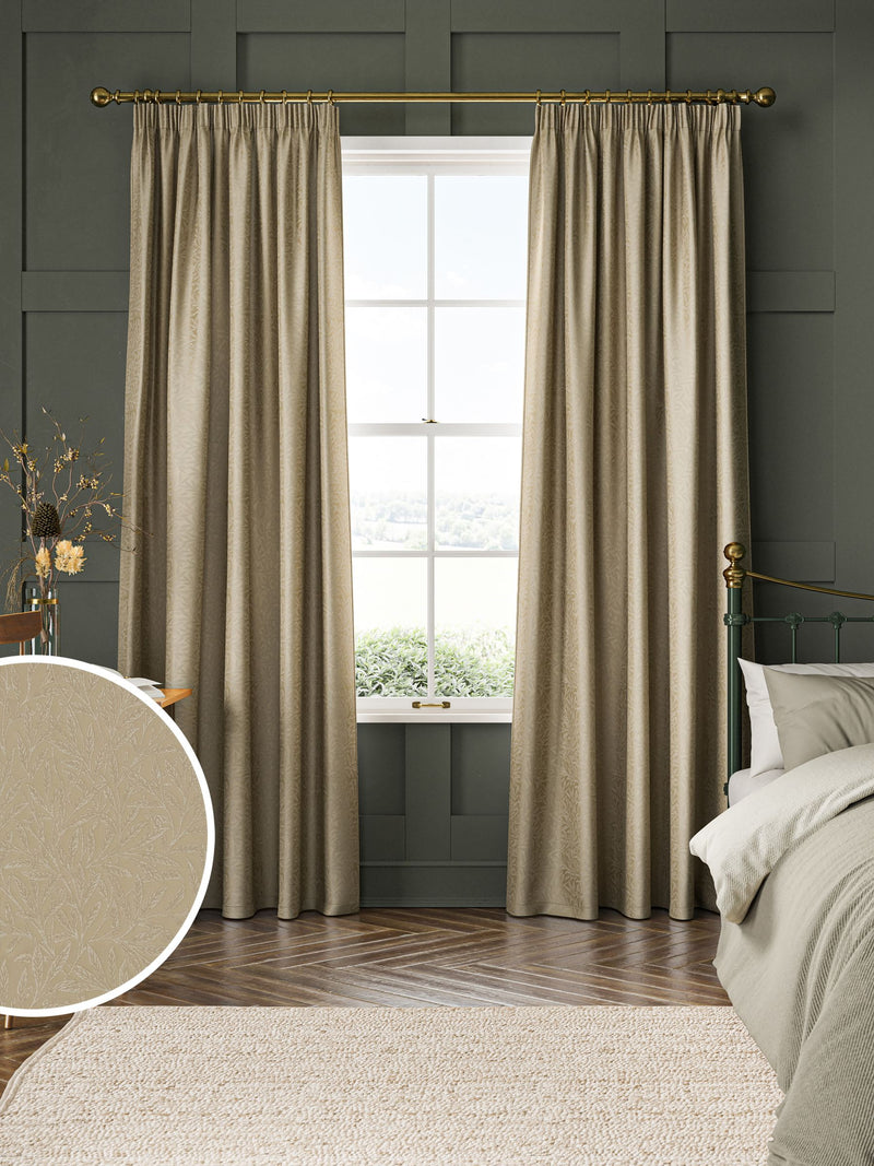 William Morris At Home Willow woven curtains, imported from the UK