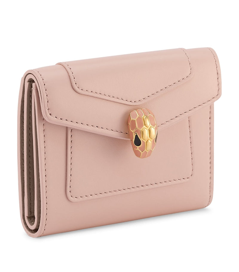 Bvlgari Serpenti Forever compact wallet in calfskin, UK version