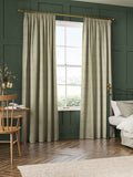 William Morris At Home Nettle Green Marigold curtains - British product