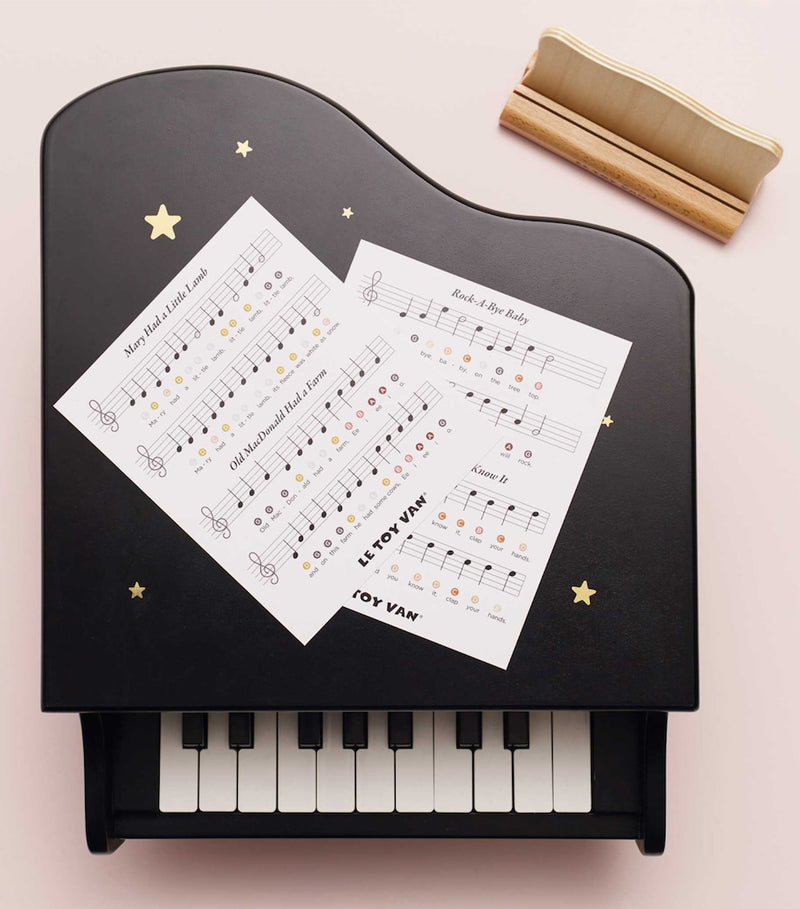 Le Toy Van wooden grand piano toy - British product