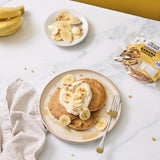 The Gym Kitchen banana pancakes pack, imported from the UK