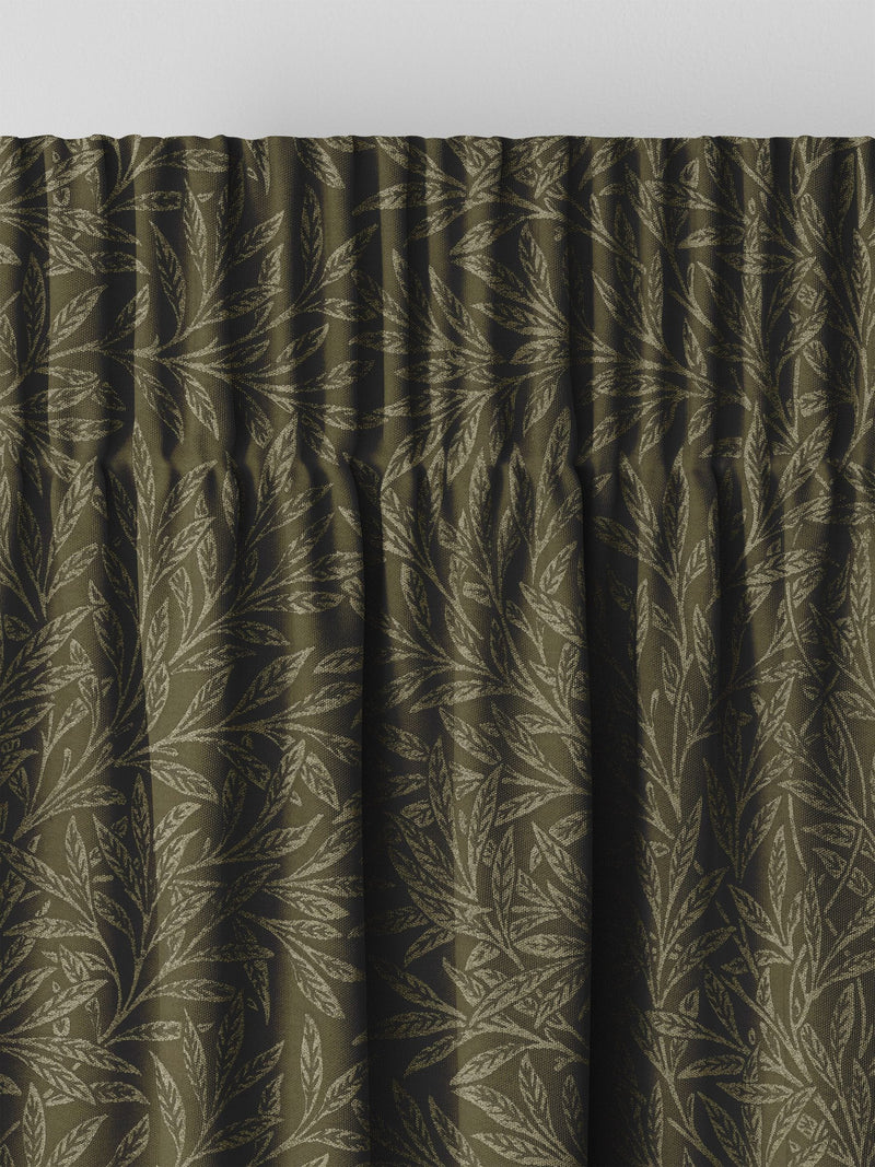 William Morris At Home Willow sage green curtains, UK version