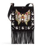 Valentino Garavani medium suede Nellcôte cross-body bag, imported from the UK