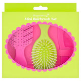 Superdrug Superdrug Mini Hair Brush 3 Piece Set Travel Grooming Kit- Buy online at McGrocer