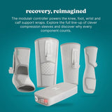 Homedics knee compression massage sleeve adjustable straps (British brand)
