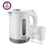 Russell Hobbs travel kettle white 0.85L (British brand)