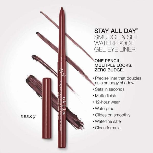 Stila Stay All Day Gel Eye Liner Saucy 0.35g (British brand)