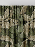 William Morris curtains green Acanthus velvet made to measure, UK version