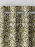 William Morris curtains Artichoke Green Sunflower design (British brand)