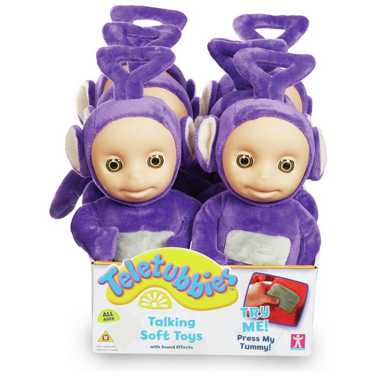 Teletubbies Tinky Winky soft toy 27cm British product