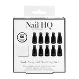 Nail HQ Soak Away Gel Clip Set 10 pieces (British brand)