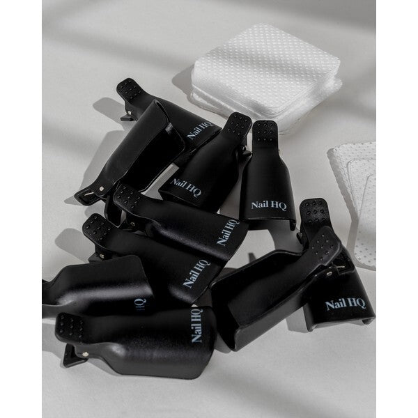 Nail HQ Soak Away Gel Clip Set 10 pieces (British brand)