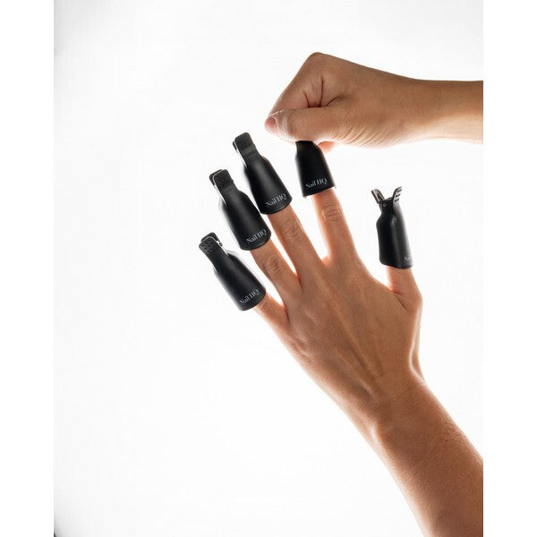 Nail HQ Soak Away Gel Clip Set 10 pieces (British brand)