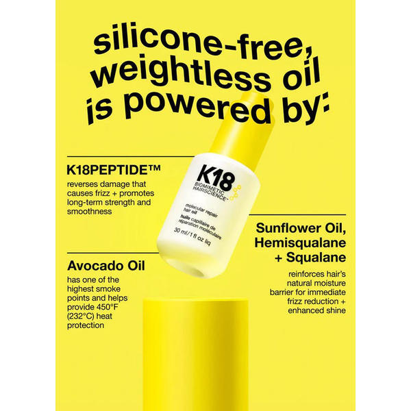 K18 Molecular Repair Oil 30ml (British brand)