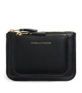 Harrods Comme des Garçons Medium Leather Logo Wallet- Buy online at McGrocer