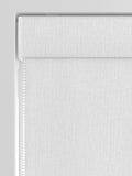 White chenille made to measure roman blind, UK version