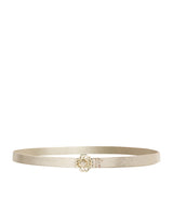 Harrods Maje Leather Clover Belt- Buy online at McGrocer