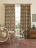 William Morris Pimpernel velvet curtains made to measure British brand
