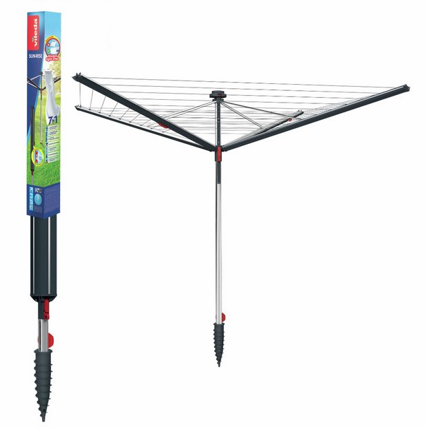Vileda Sun-Rise outdoor clothes airer 50m (British brand)